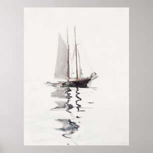 Poster Schooner com dois alunos (1894)