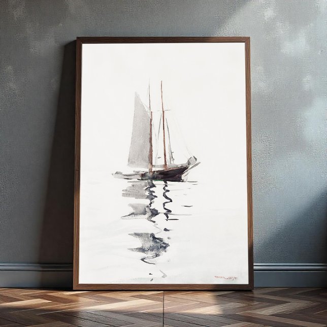 Poster Schooner com duas pernas, com Dory, por Winslow Ho (Criador carregado)