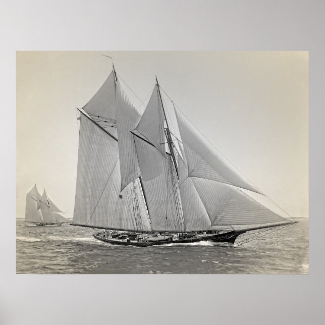Póster Schooner Yacht Fortuna (Frente)