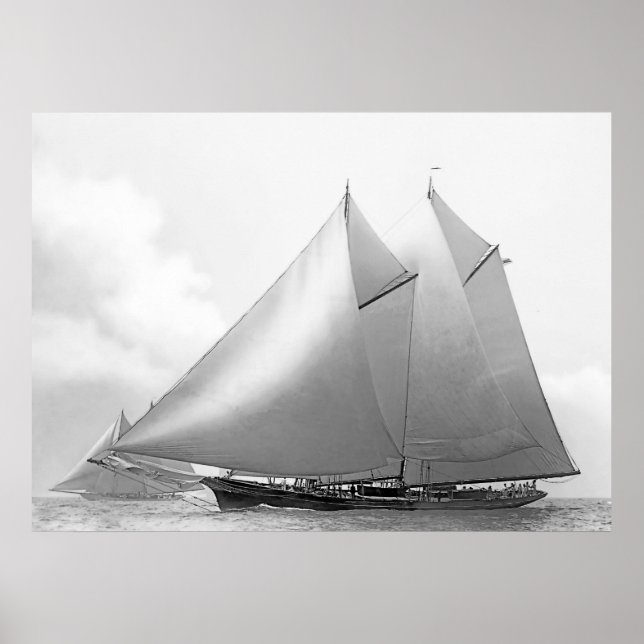 Póster Schooner Yacht "Ramona" (Frente)