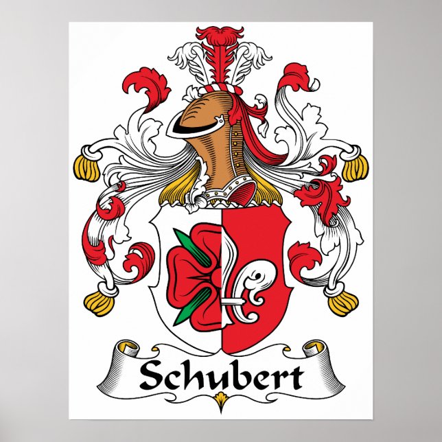 Póster Schubert Family Crest (Frente)
