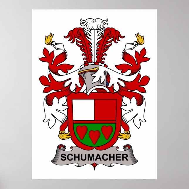 Poster Schumacher Family Crest (Frente)