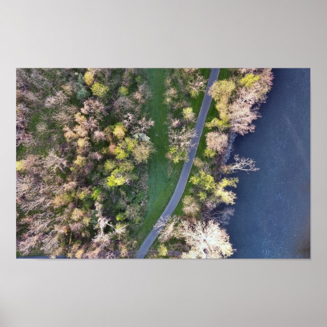 Poster Schuylkill River Trail Oaks PA (Frente)