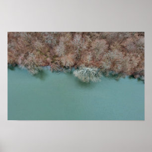 Poster Schuylkill River Trees Sanatoga