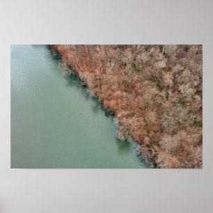 Poster Schuylkill River Trees Sanatoga