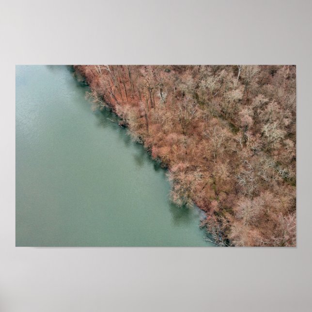 Poster Schuylkill River Trees Sanatoga (Frente)