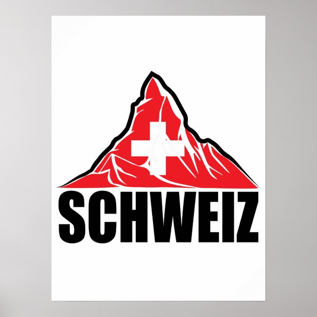 Poster Schweiz Matterhorn Switzerland (Frente)