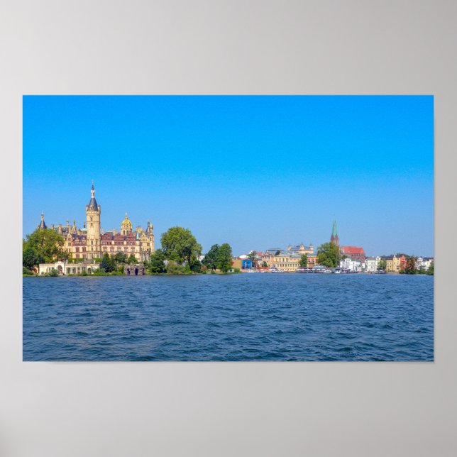Poster Schwerin, Alemanha (Frente)