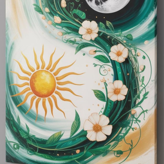 Póster Sci-Fi Místico: Ramificação Neo-Futurística no Esp (Criador carregado)