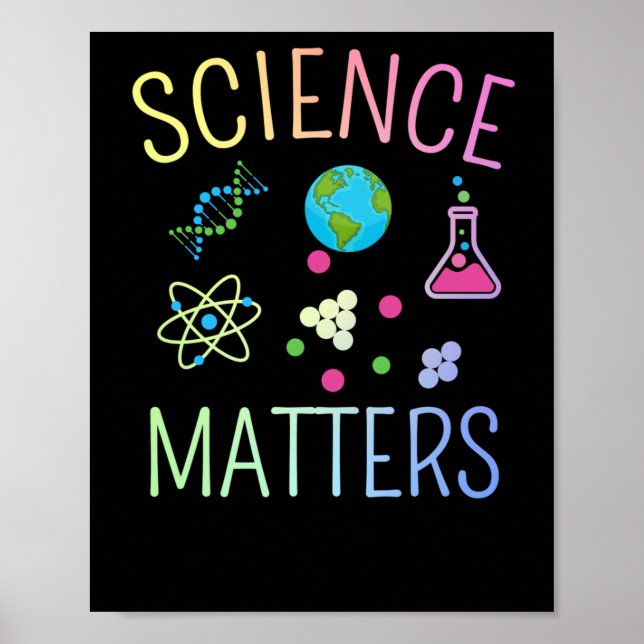 Poster Science S - Engraçado Pun Sticker (Frente)