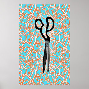 Poster Scissor a arte