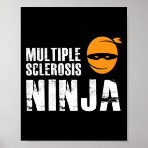 Poster Sclerose Ninja - Sra. Apoio à Luta de Sensibilizaç