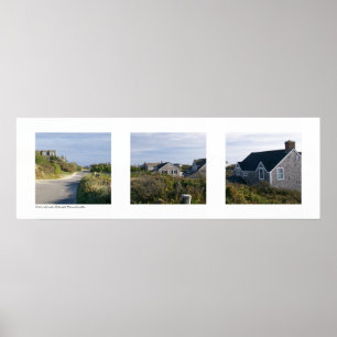 Poster Sconset, Nantucket, Massachusetts Triptych