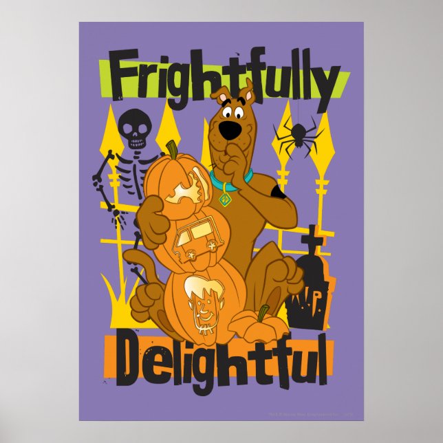 Poster Scooby-Doo Assustadoramente Delicioso (Frente)