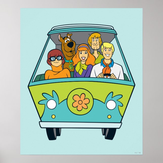 Poster Scooby-Doo e a Máquina Misteriosa Gang (Frente)