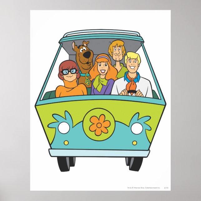 Póster Scooby-Doo e a Máquina Misteriosa Gang (Frente)