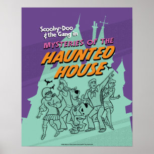 Poster Scooby-Doo e o grupo "casa assombrada "