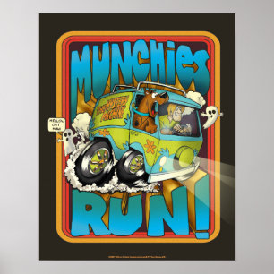 Poster Scooby-Doo e Shaggy "Munchies Run!"