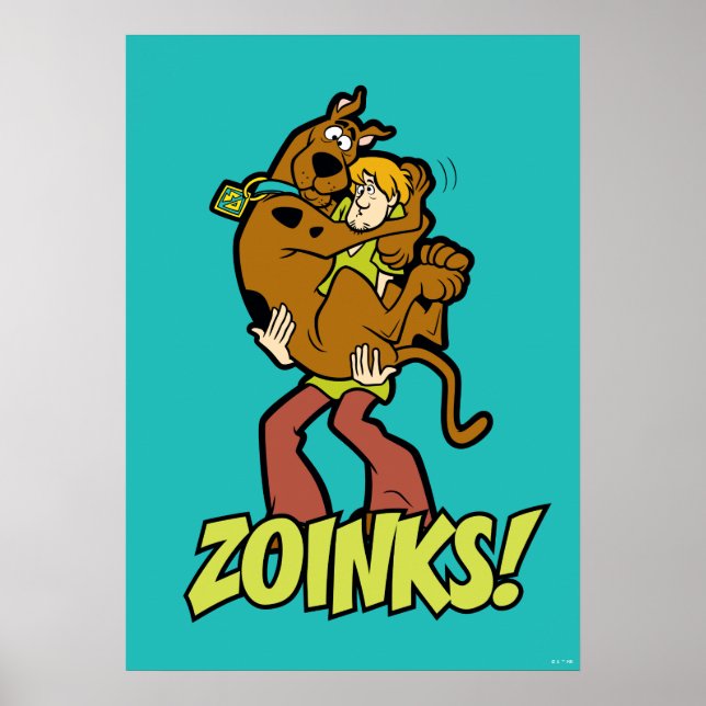 Póster Scooby-Doo e Zoinks Shaggy! (Frente)