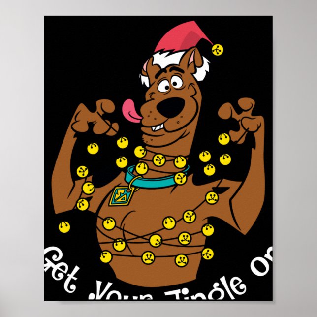 Poster Scooby Doo Get Your Jingle On T Shirt  (Frente)
