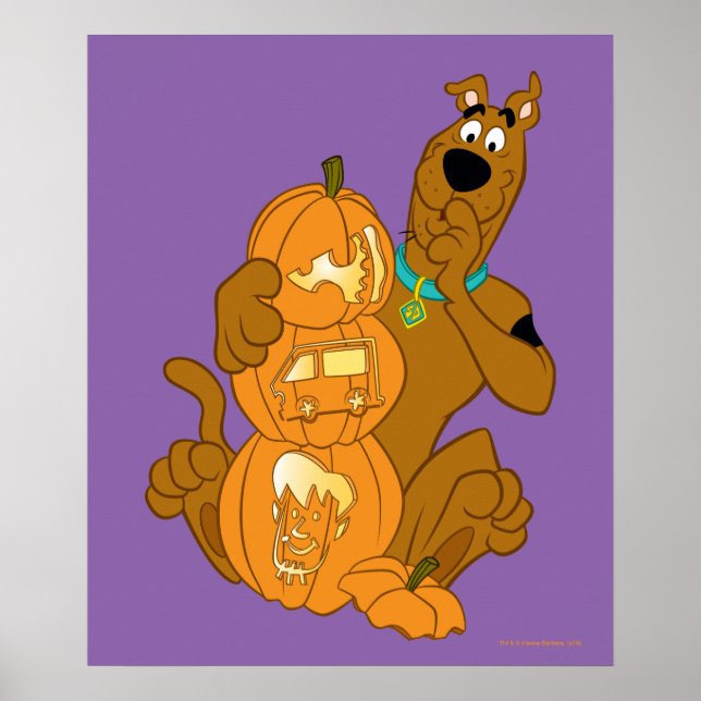 Poster Scooby-Doo | Halloween Jack-O-Lanterna (Frente)