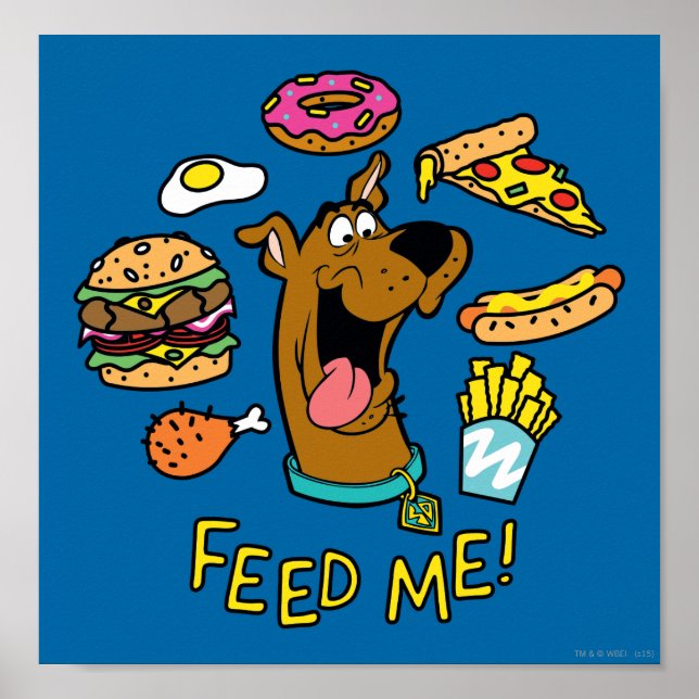 Póster Scooby-Doo Me Alimenta! (Frente)
