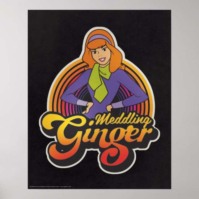Poster Scooby-Doo | "Meddling Ginger" Daphne (Frente)