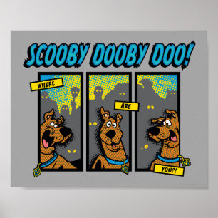 Poster Scooby-Doo Onde Estão Os Painéis De BD