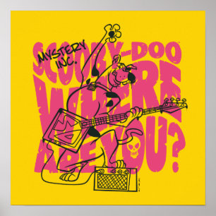 Poster Scooby-Doo Onde Você Está Punk Guitar Riff