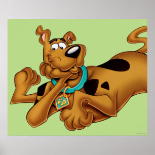 Poster Scooby-Doo que encontra-se para baixo