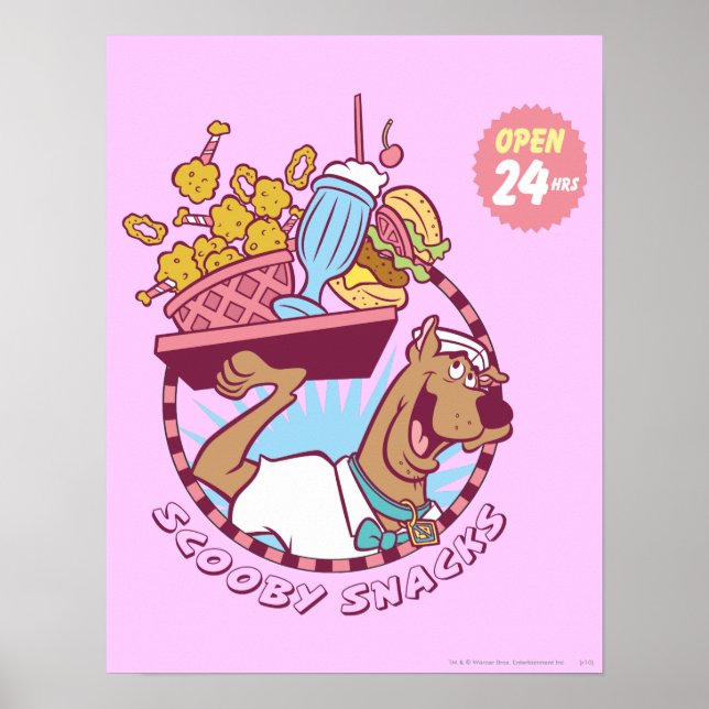Poster Scooby-Doo "Scooby Snacks" (Frente)
