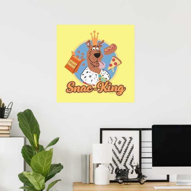 Poster Scooby-Doo Snac-King (Escritório em casa)