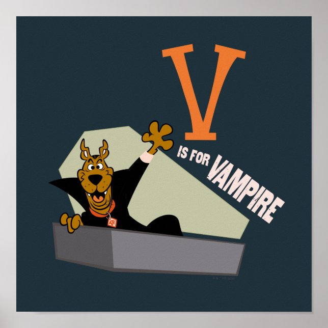Poster Scooby-Doo | V é para Vampiro (Frente)