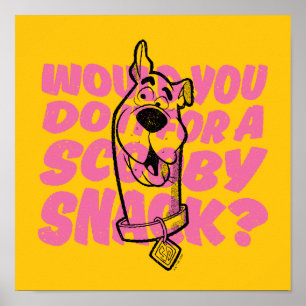 Poster Scooby-Doo Você Faria Isso Por Um Sopro De Scooby