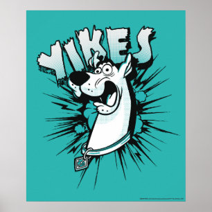 Poster Scooby-Doo "Yikes!" Gráfico de intervalo mínimo