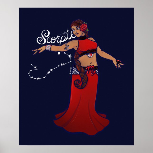 Poster Scorpio Belly Dancer (Frente)