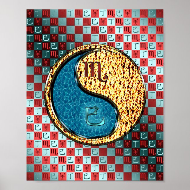Poster Scorpio e Cobra de Fogo (Frente)