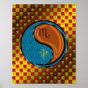 Poster Scorpio e Macaco de Madeira