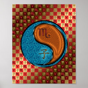 Poster Scorpio e Rato de Madeira