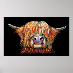 Póster SCoSH HigHLaND CoW ' CHaRMeR ' por SHiRLeY Mac
