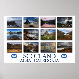 Poster Scotland - Escócia Ecosse - Caledonia