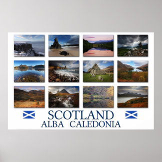 Poster Scotland - Escócia Ecosse - Caledonia