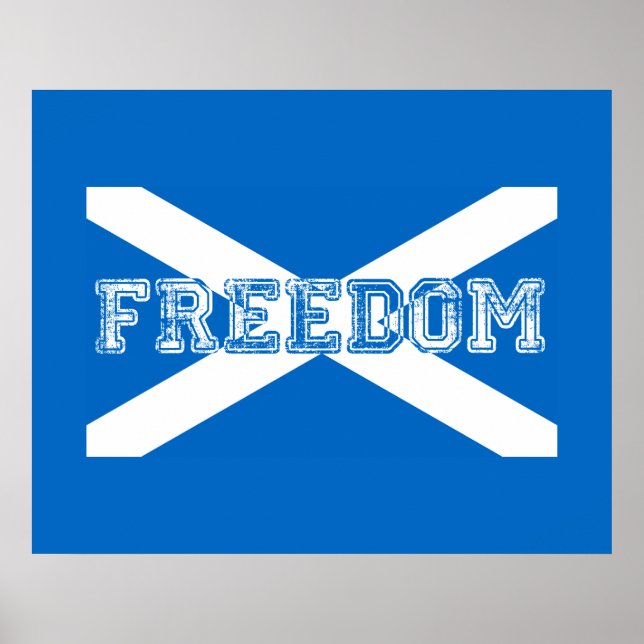 Póster Scotland Freedom (Frente)