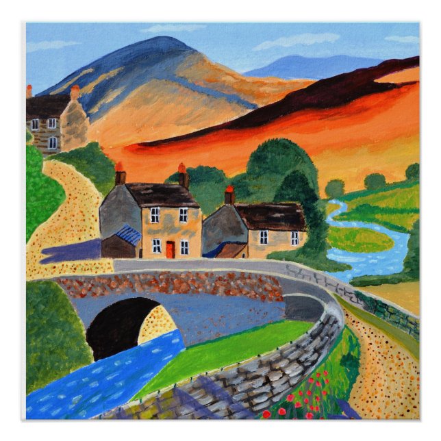 Póster Scottish Highlands Paper Poster (Frente)