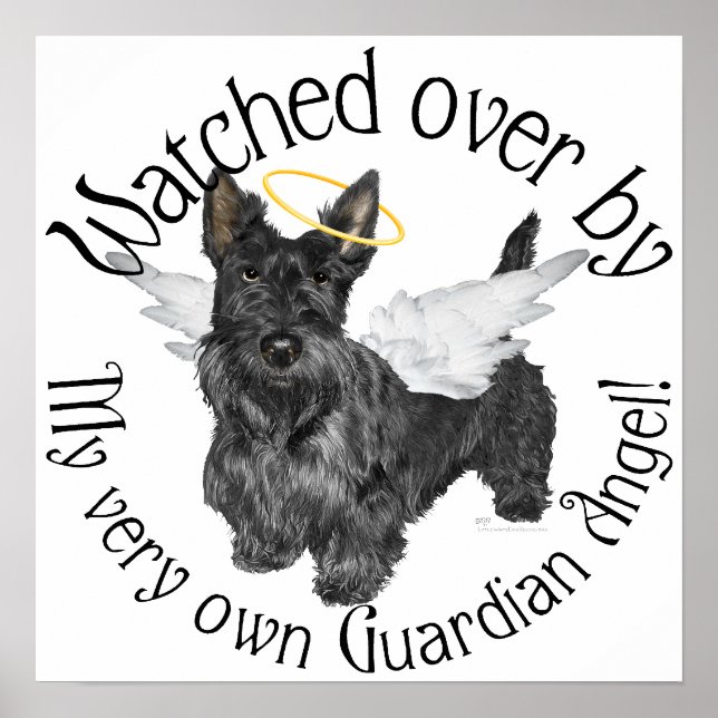 Poster Scottish Terrier Angels (Frente)
