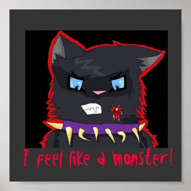 Poster Scourge parece um monstro! (Frente)