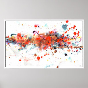 Poster Scrambled Paint