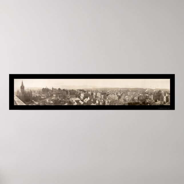 Póster Scranton, PA Foto 1912 (Frente)