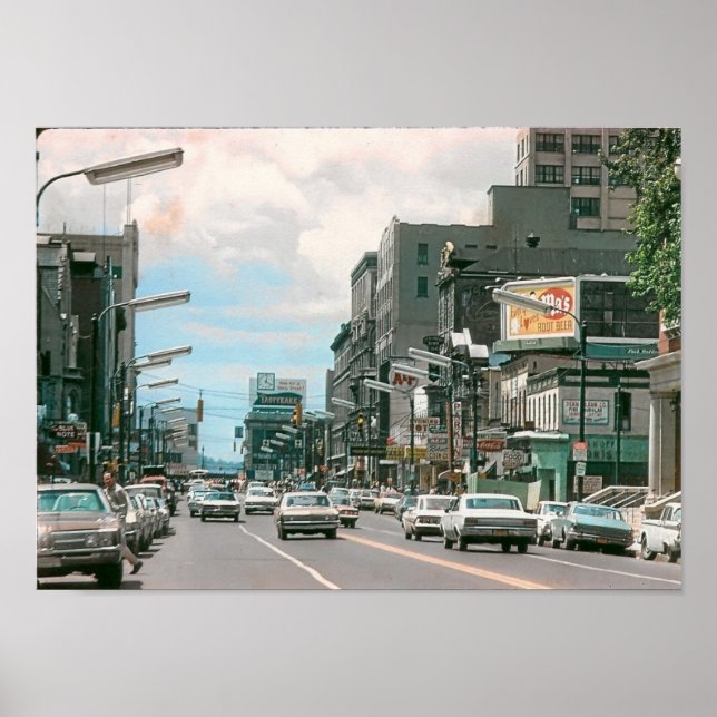 Poster Scranton Pa. Wyoming Ave. Pôster (Frente)