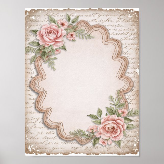 Poster Scrapbook & Junk Journal Paper Digital Download (Frente)